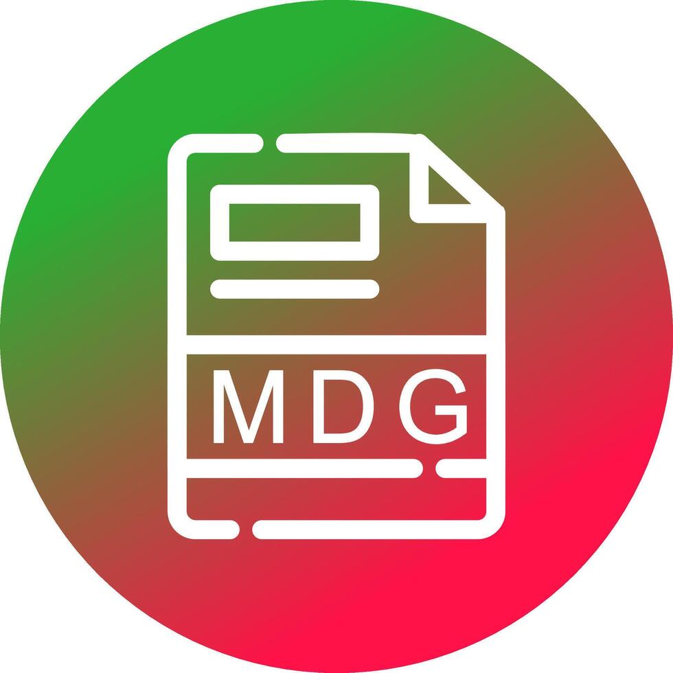 MDG Creative Icon Design vector