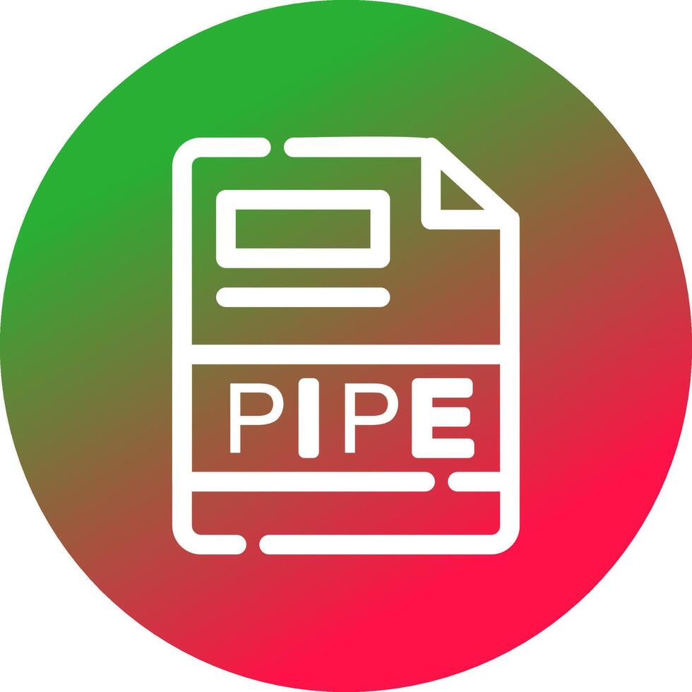 PIPE Creative Icon Design vector