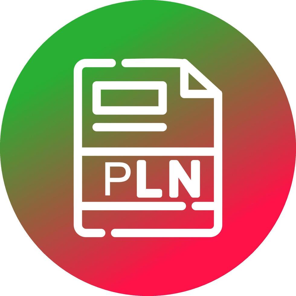 PLN Creative Icon Design vector