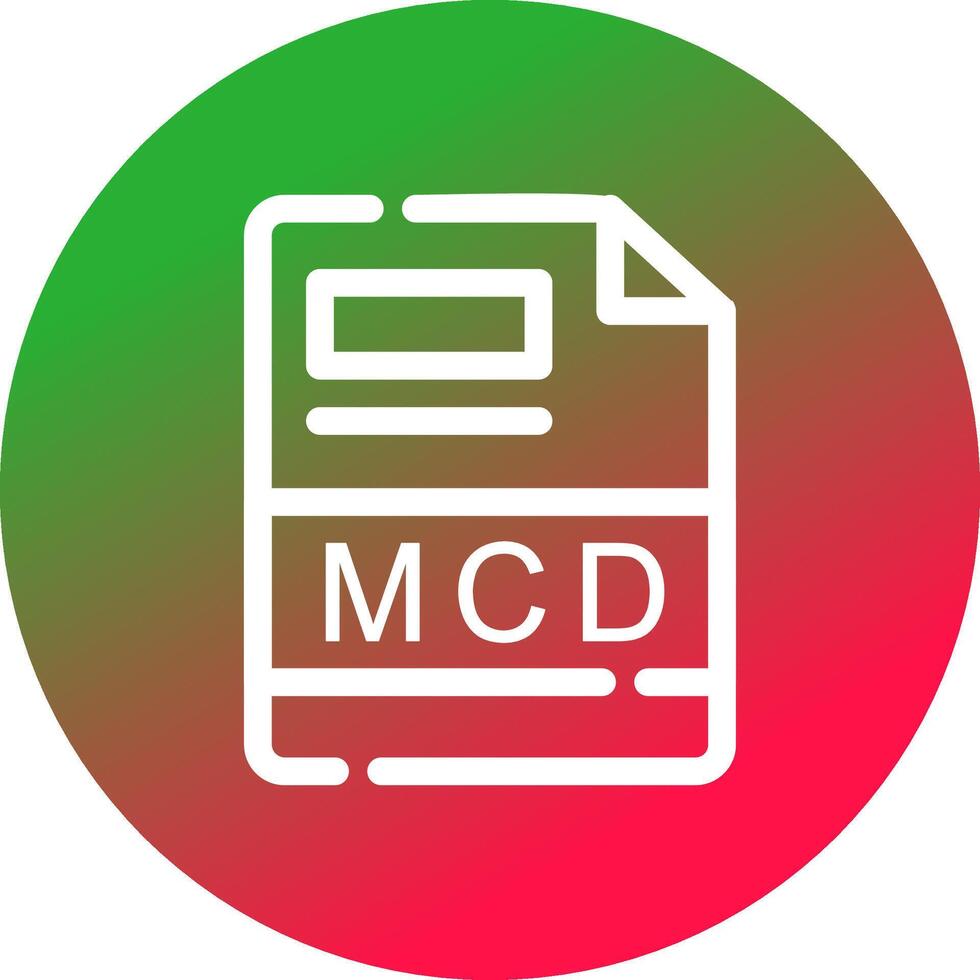 MCD Creative Icon Design vector