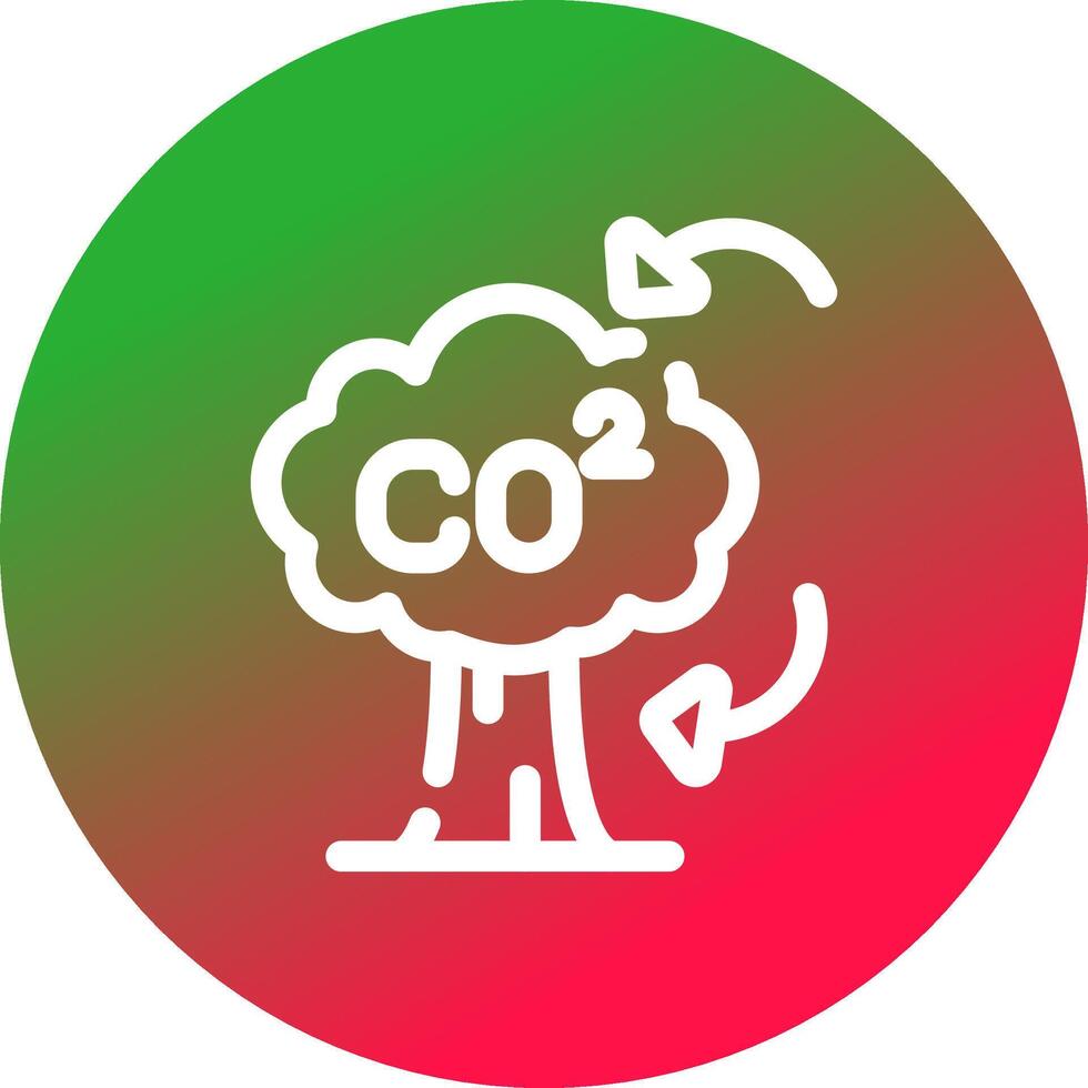 CO2 Creative Icon Design vector