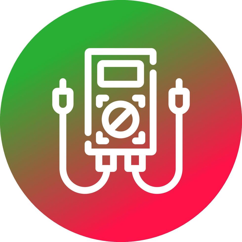 Multimeter Creative Icon Design vector