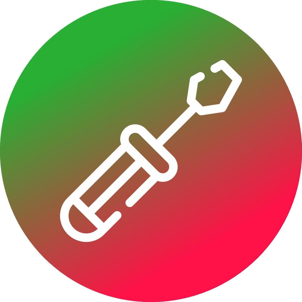 Screwdriver Creative Icon Design vector