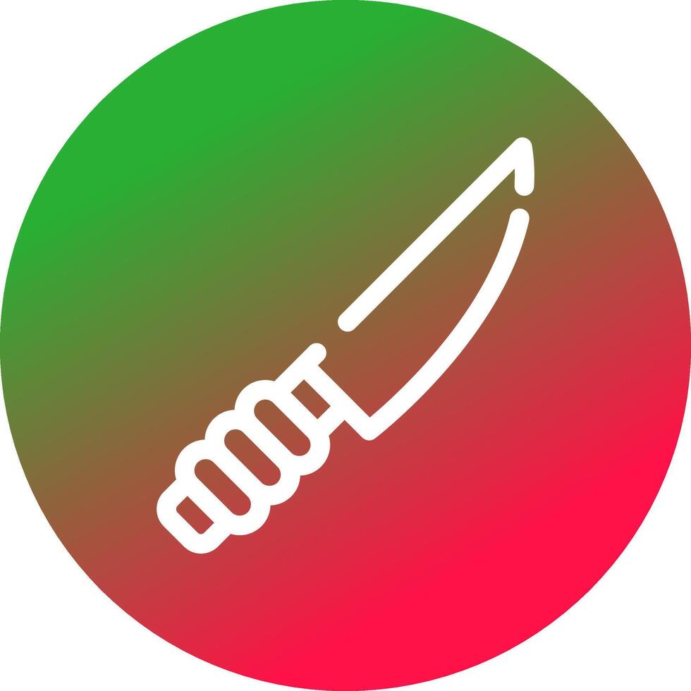 diseño de icono creativo de cuchillo vector