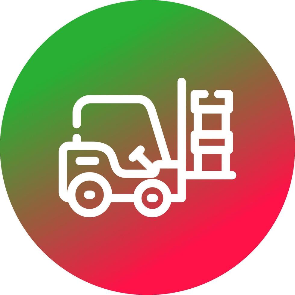 Forklift Creative Icon Design vector