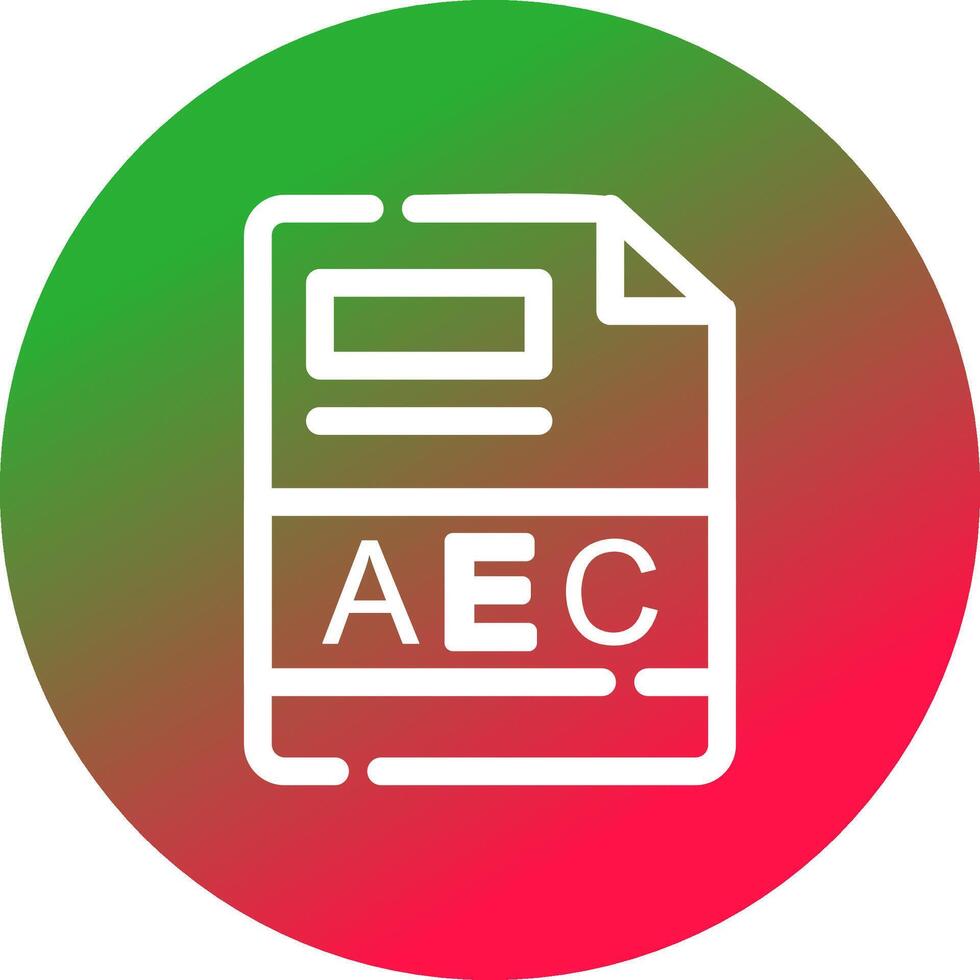 AEC Creative Icon Design vector