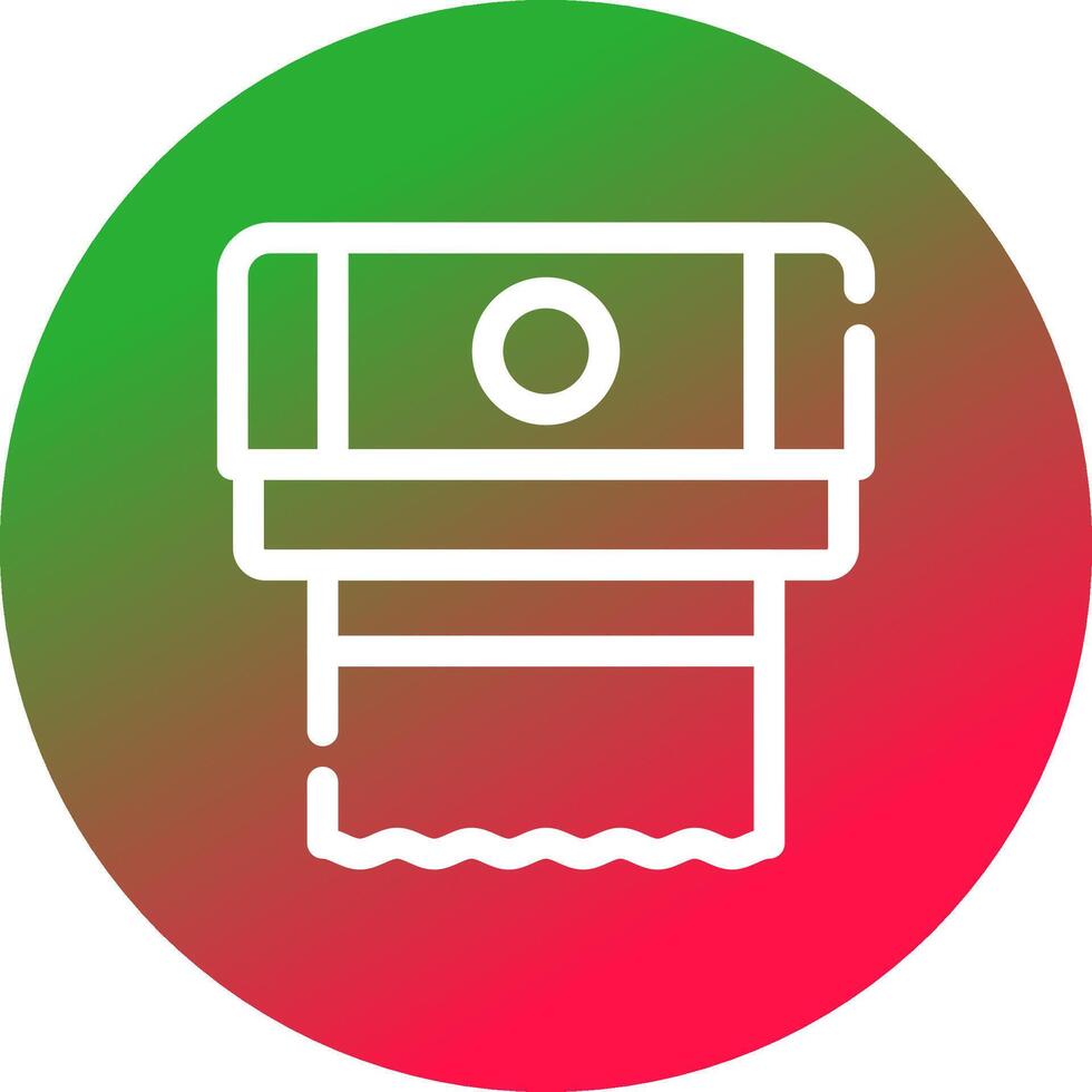 Paper Towel Creative Icon Design vector