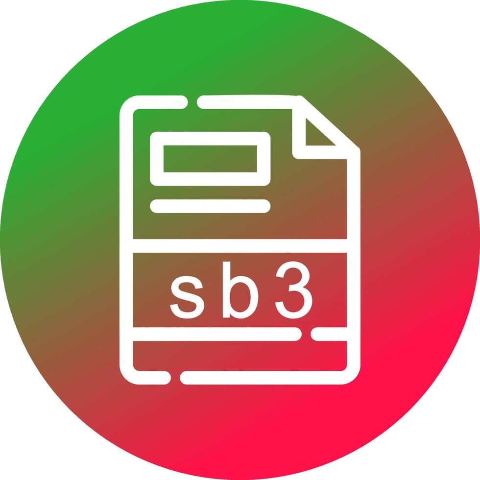 sb3 Creative Icon Design vector