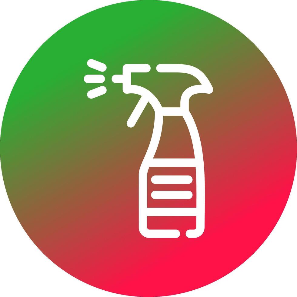 Spray Bottle Creative Icon Design vector