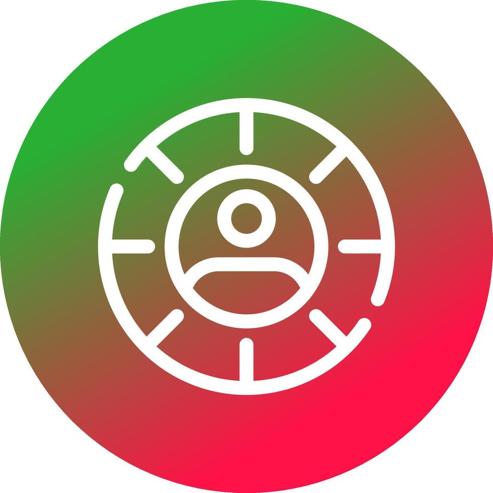 Targeting Creative Icon Design vector
