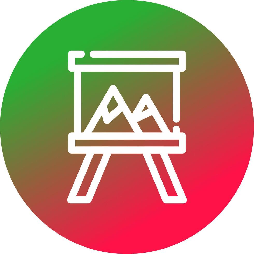 Canvas Creative Icon Design vector