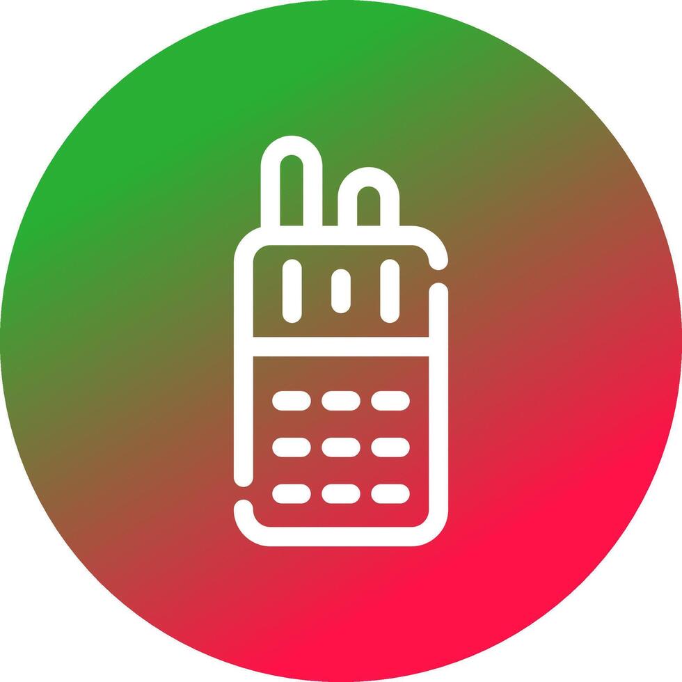 Walkie Talkie Creative Icon Design vector