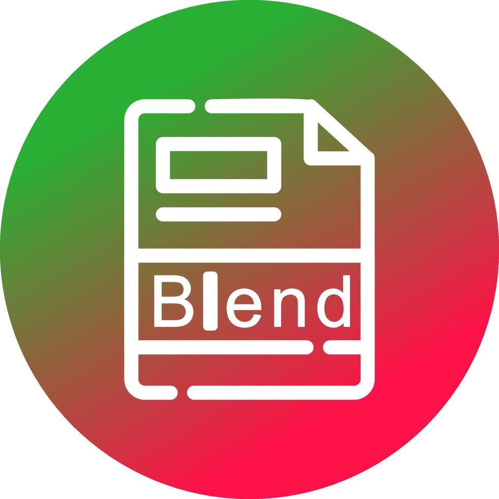 Blend Creative Icon Design vector