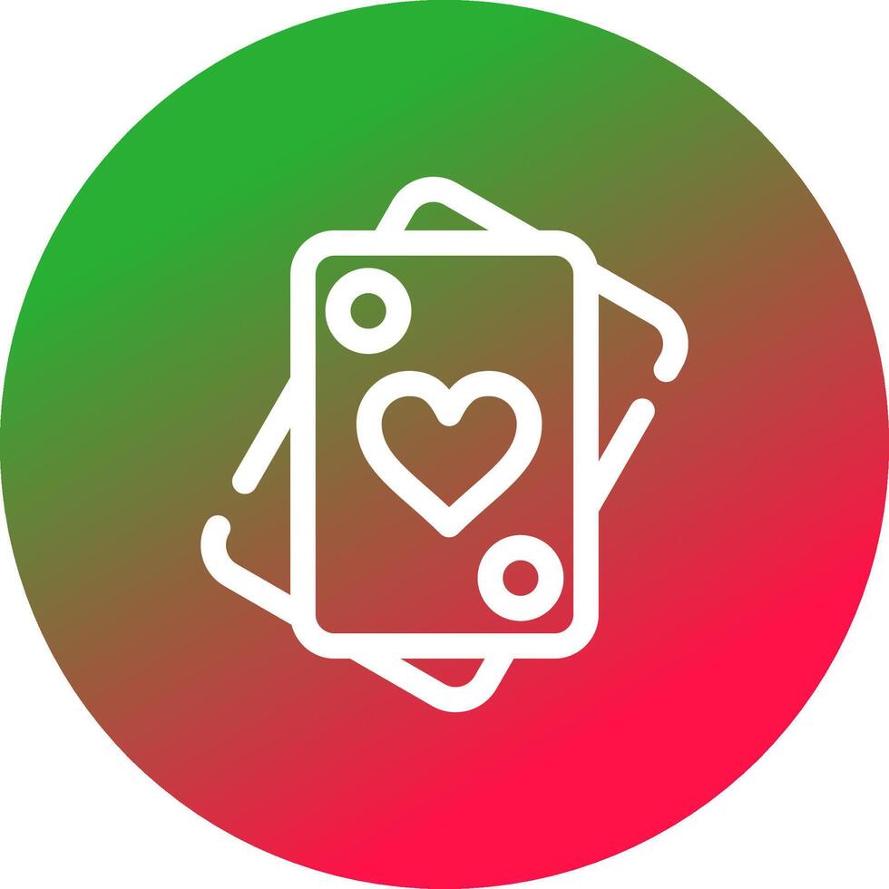 Playing Cards Creative Icon Design vector