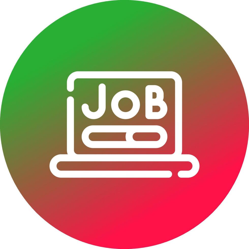 Job Search Creative Icon Design vector