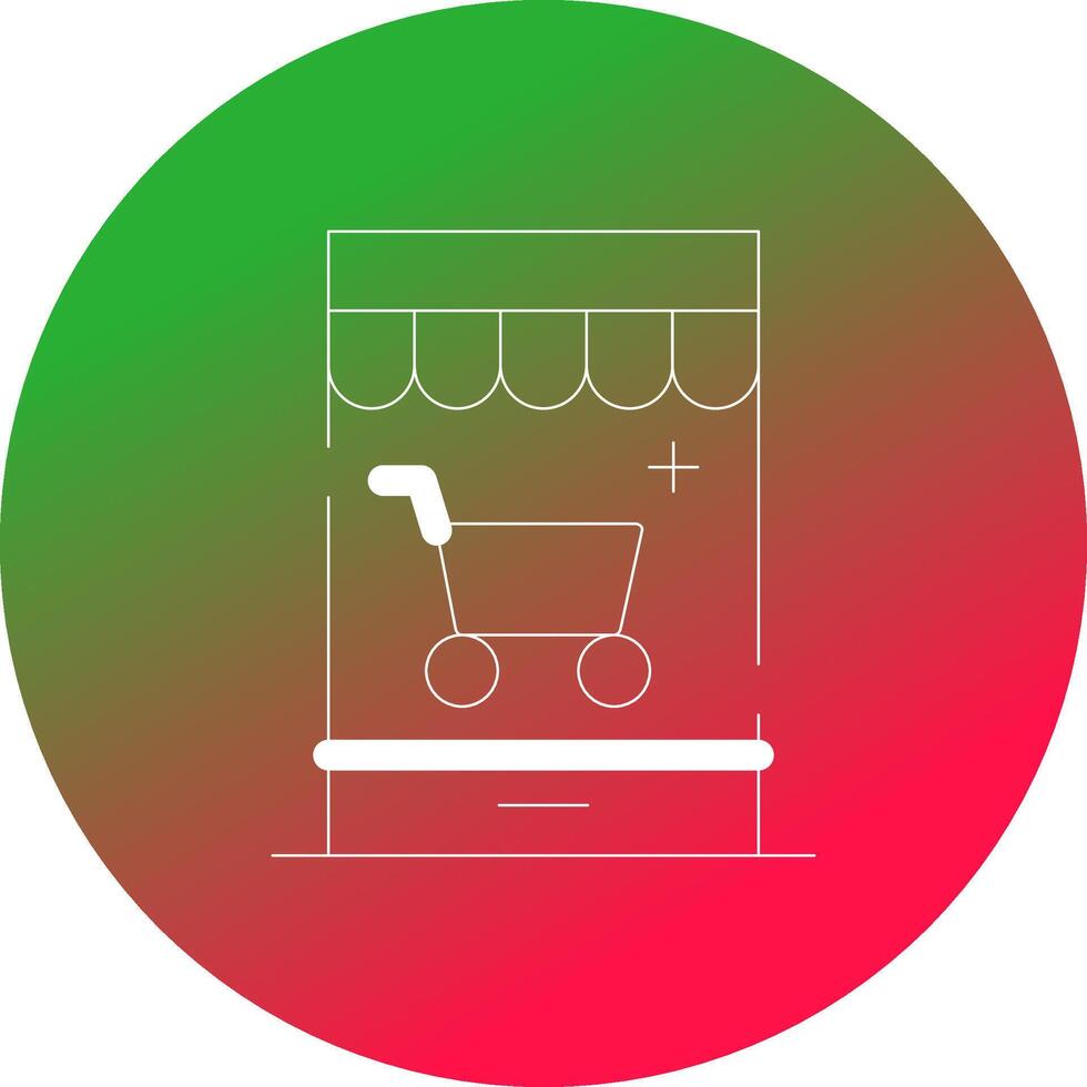 Personalized Web Store Creative Icon Design vector