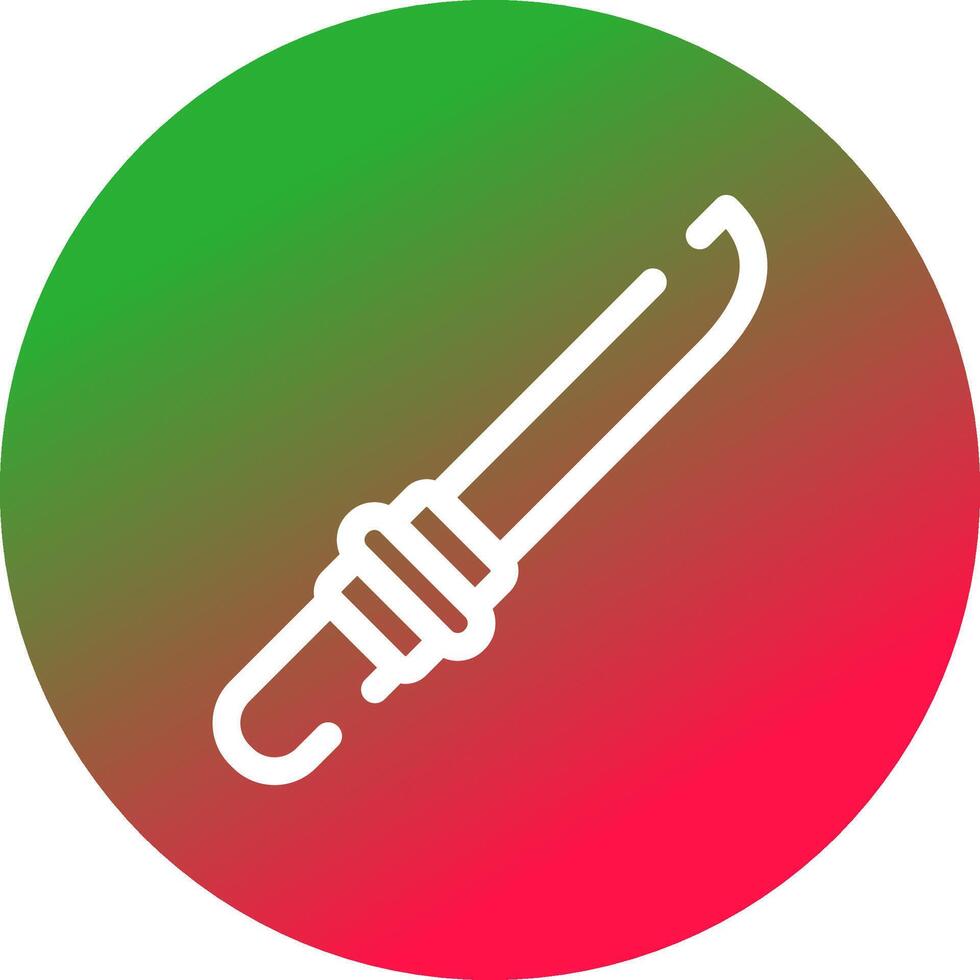 diseño de icono creativo de cuchillo vector