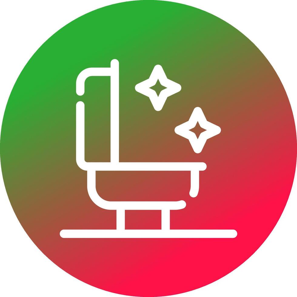 Bathroom Cleaning Creative Icon Design vector