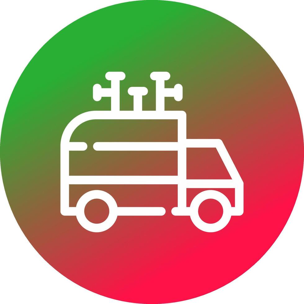 Delivery Truck Creative Icon Design vector