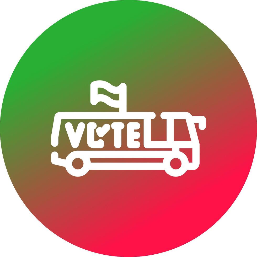 diseño de icono creativo de autobús vector