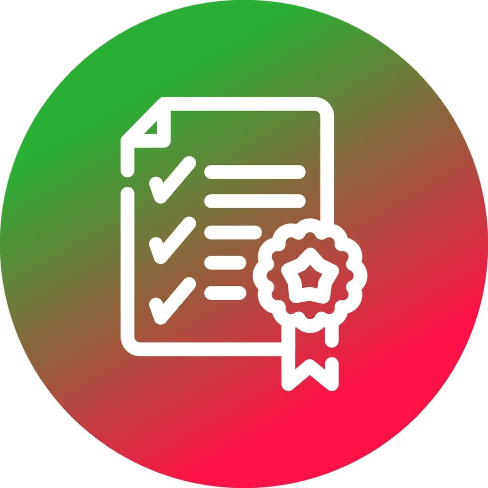 diseño de icono creativo de certificado vector