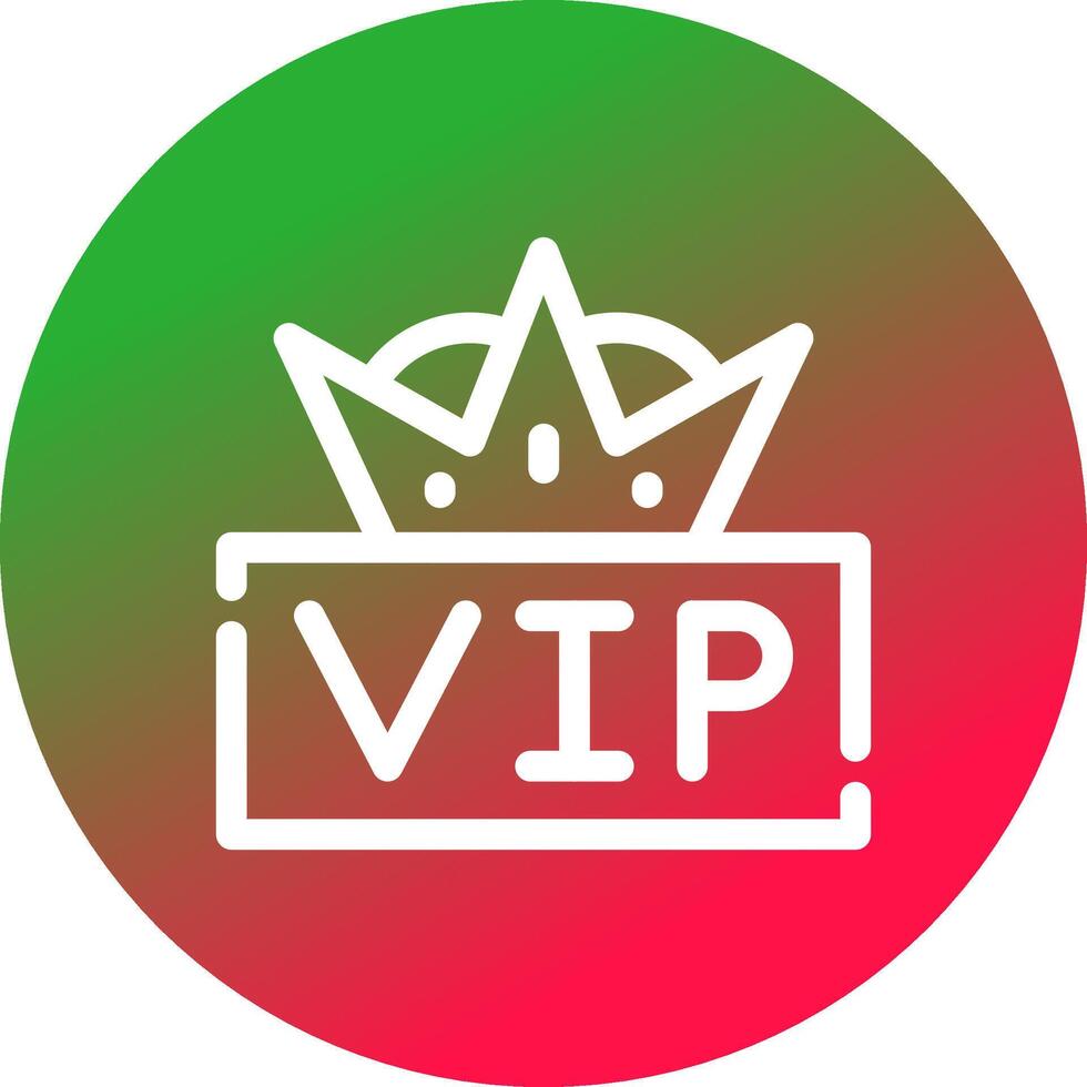 VIP Creative Icon Design vector