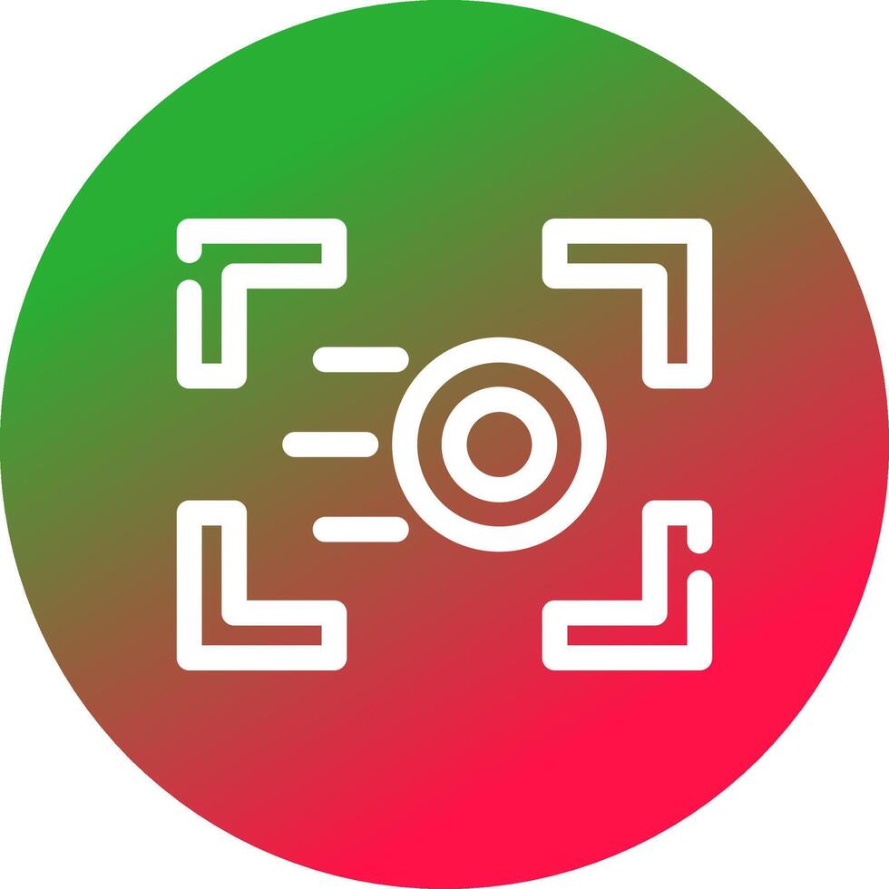 Line Circle Gradient Design vector