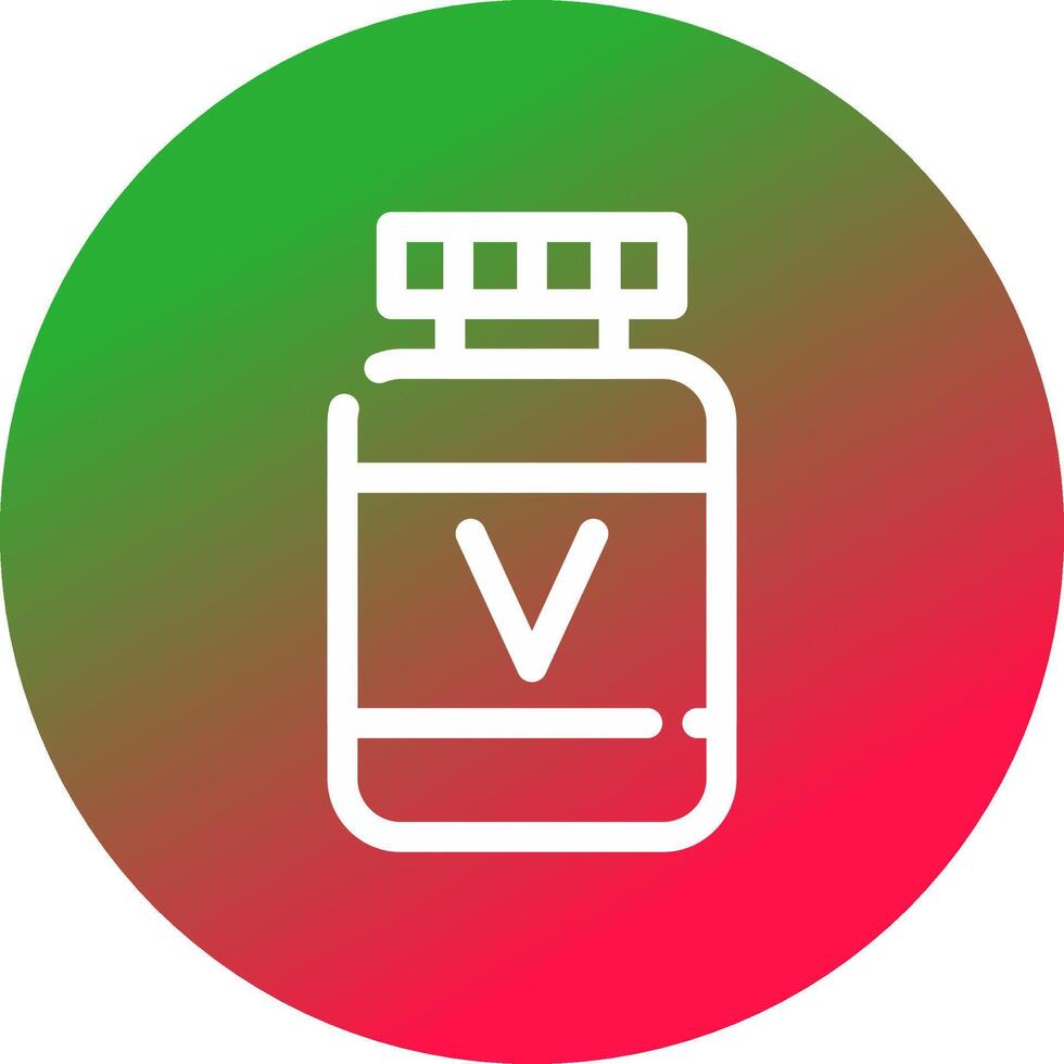 Vitamin Creative Icon Design vector