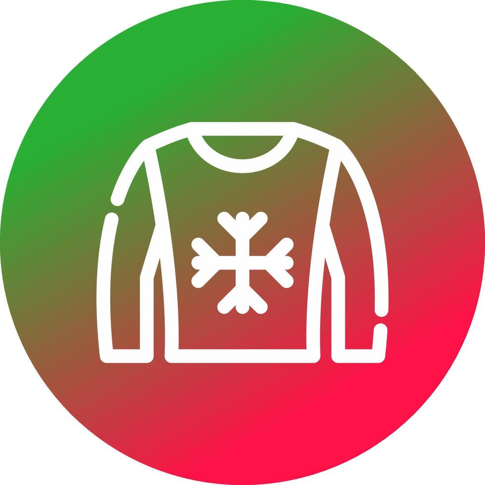 Jumper Creative Icon Design vector