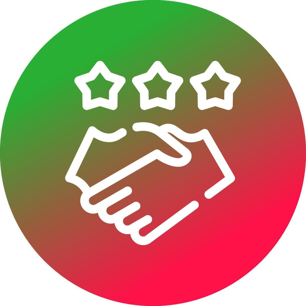 Game Handshake Creative Icon Design vector
