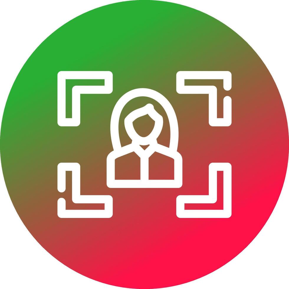 Portrait Creative Icon Design vector