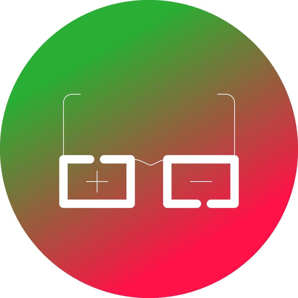 Glasses Prescription Creative Icon Design vector