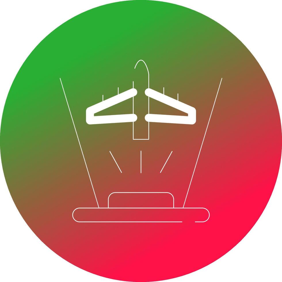 Ar Flight Training Creative Icon Design vector