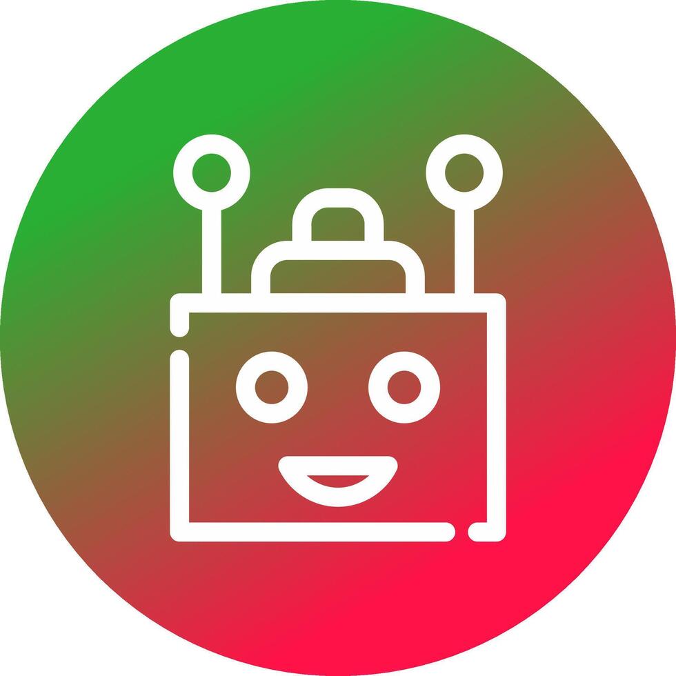 Chatbot Creative Icon Design vector