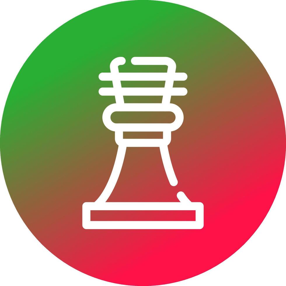 Chess Game Creative Icon Design vector