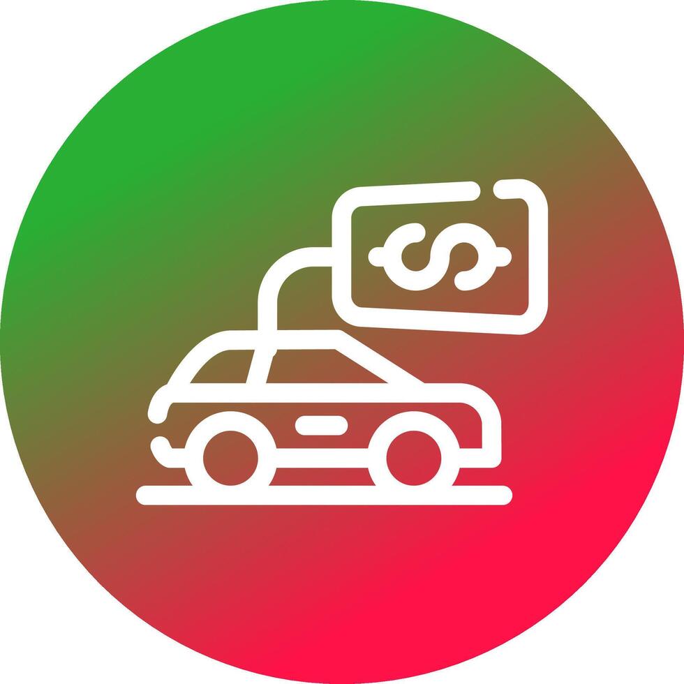 Buy a Car Creative Icon Design vector