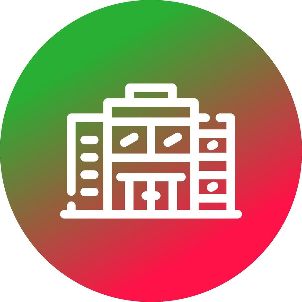 Office Building Creative Icon Design vector