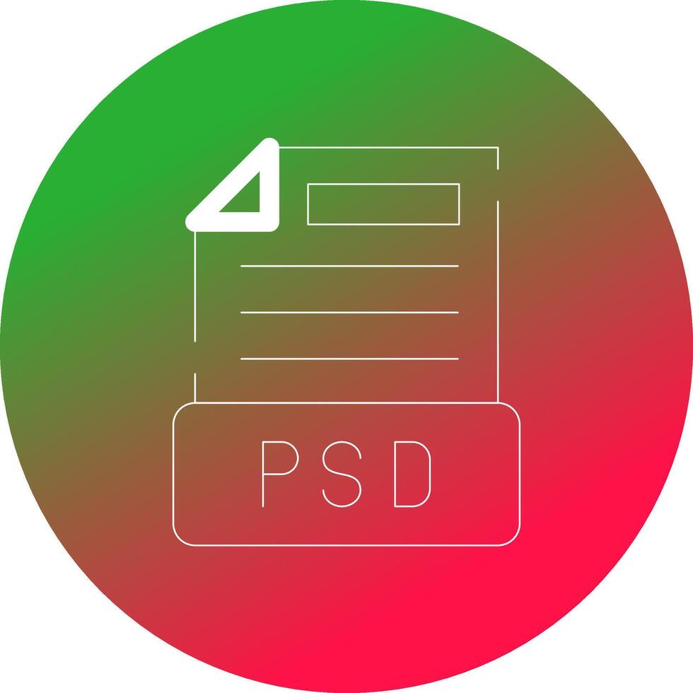 diseño de icono creativo de archivo psd vector