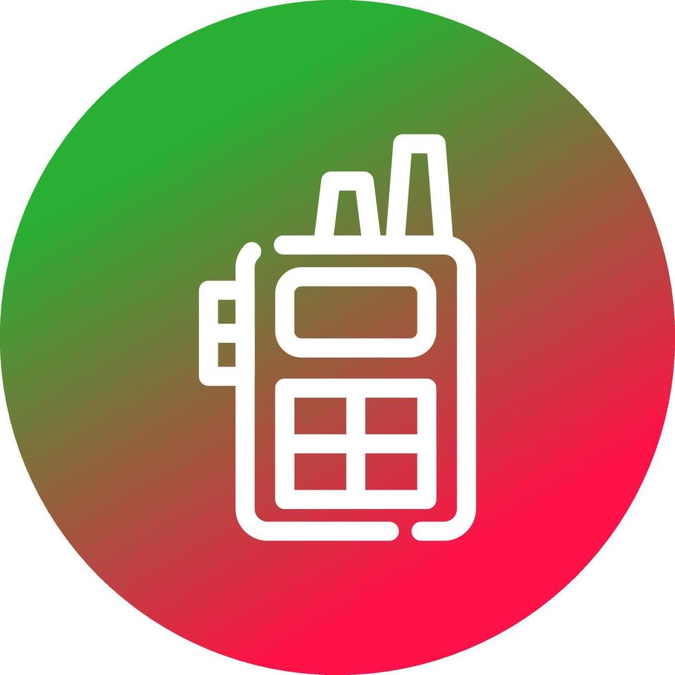 Walkie Talkie Creative Icon Design vector