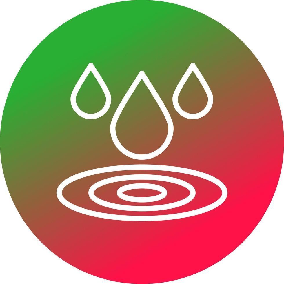 Water Creative Icon Design vector