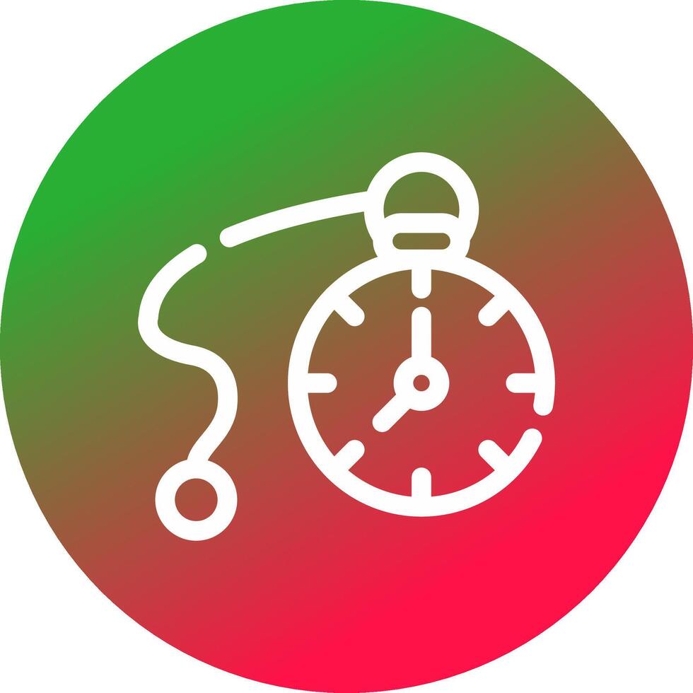 Pocket Watch Creative Icon Design vector