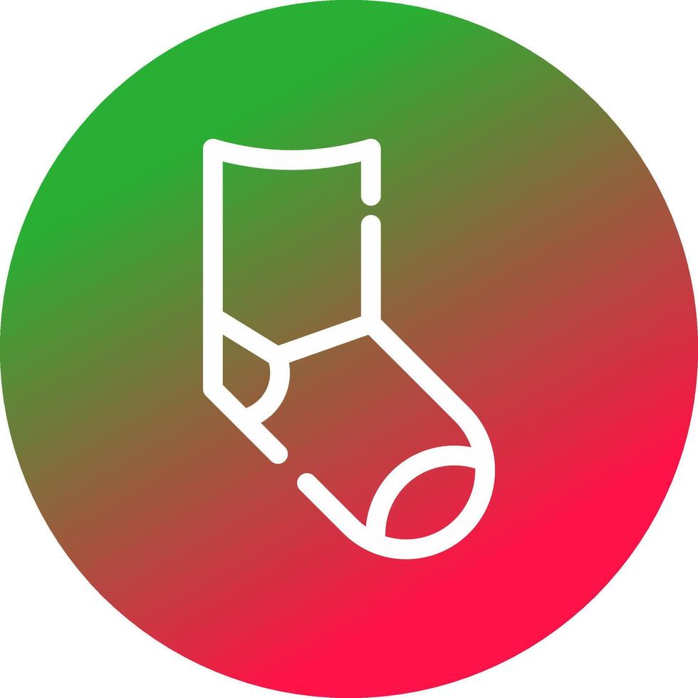 Sock Creative Icon Design vector