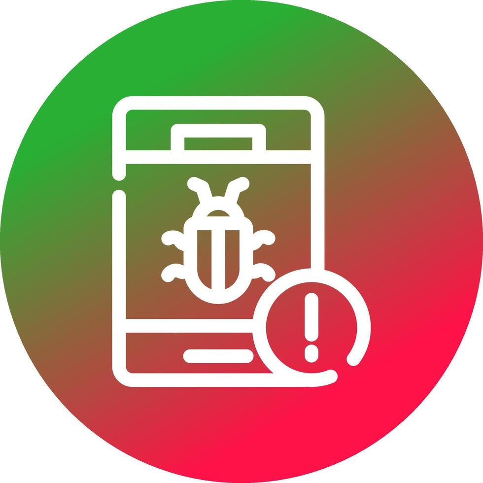 Bug Creative Icon Design vector