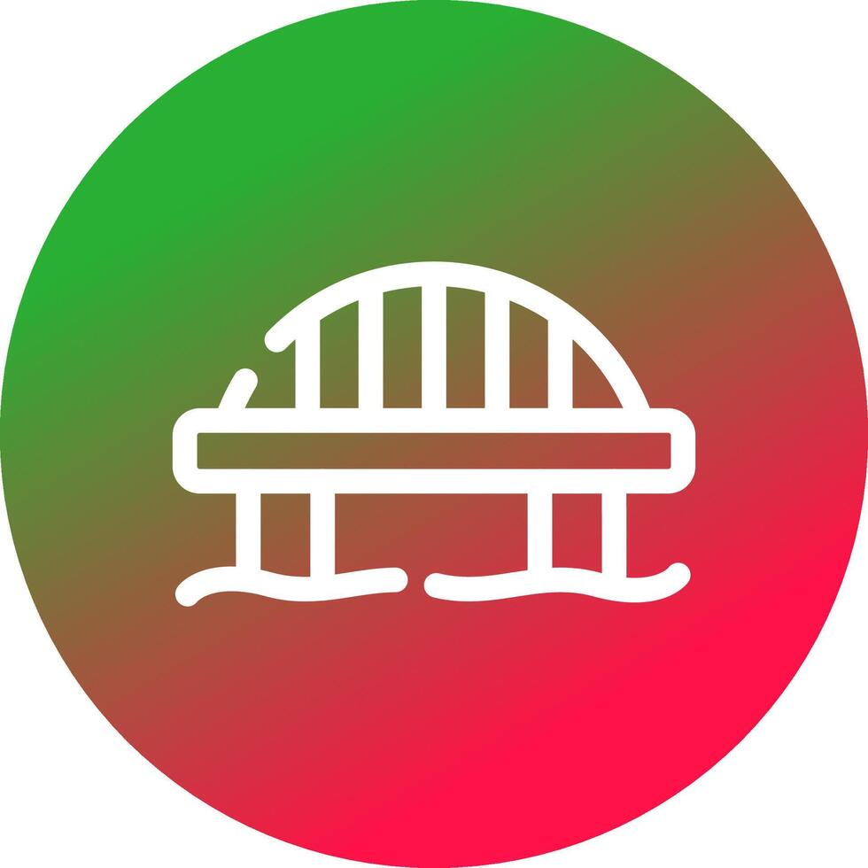 Bridge Creative Icon Design vector