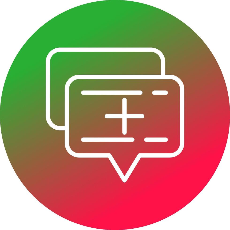 Conversation Creative Icon Design vector