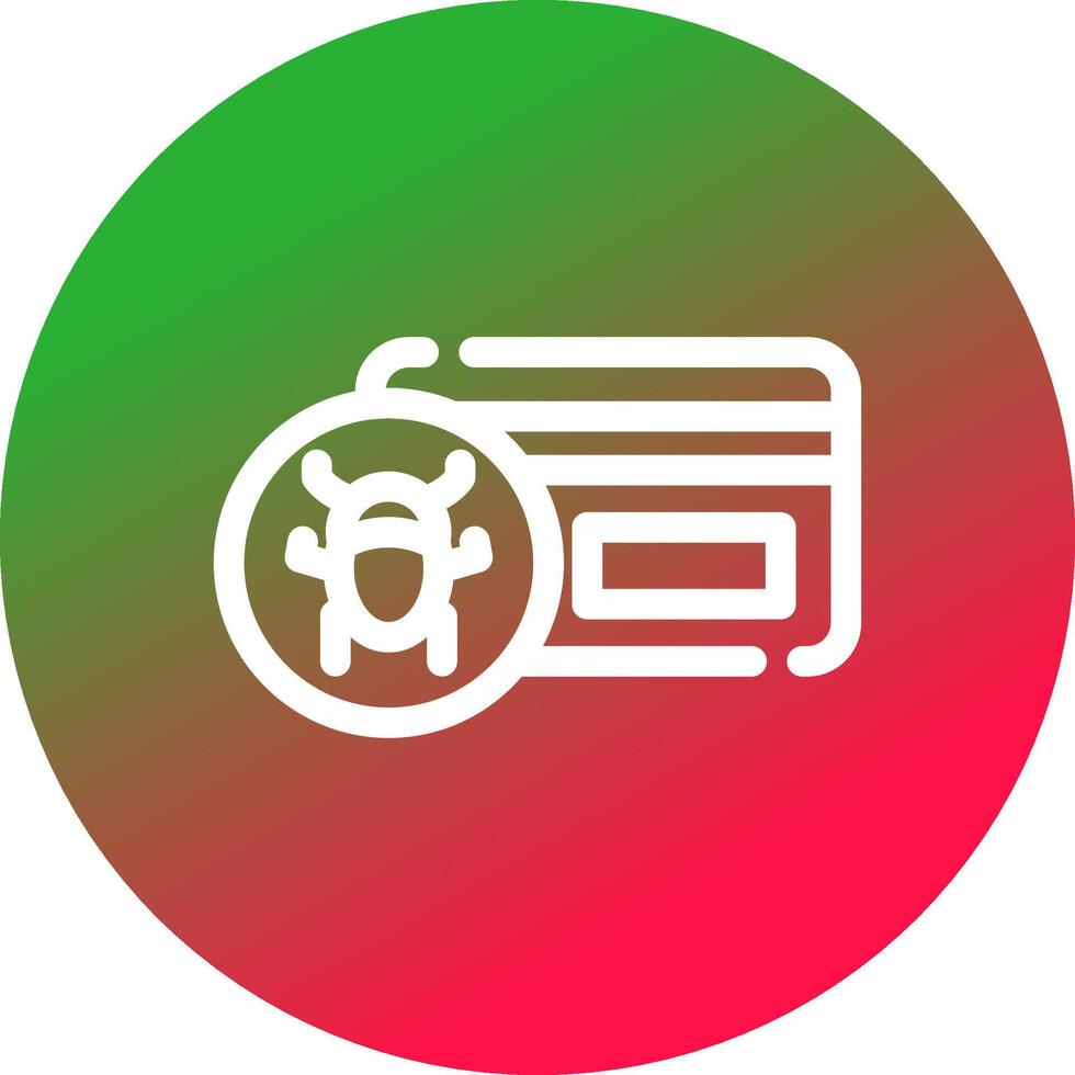 Bug Creative Icon Design vector