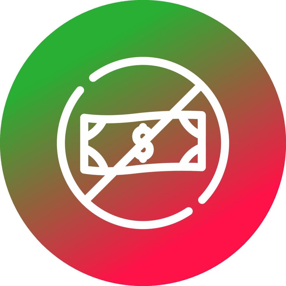 Forbidden Creative Icon Design vector