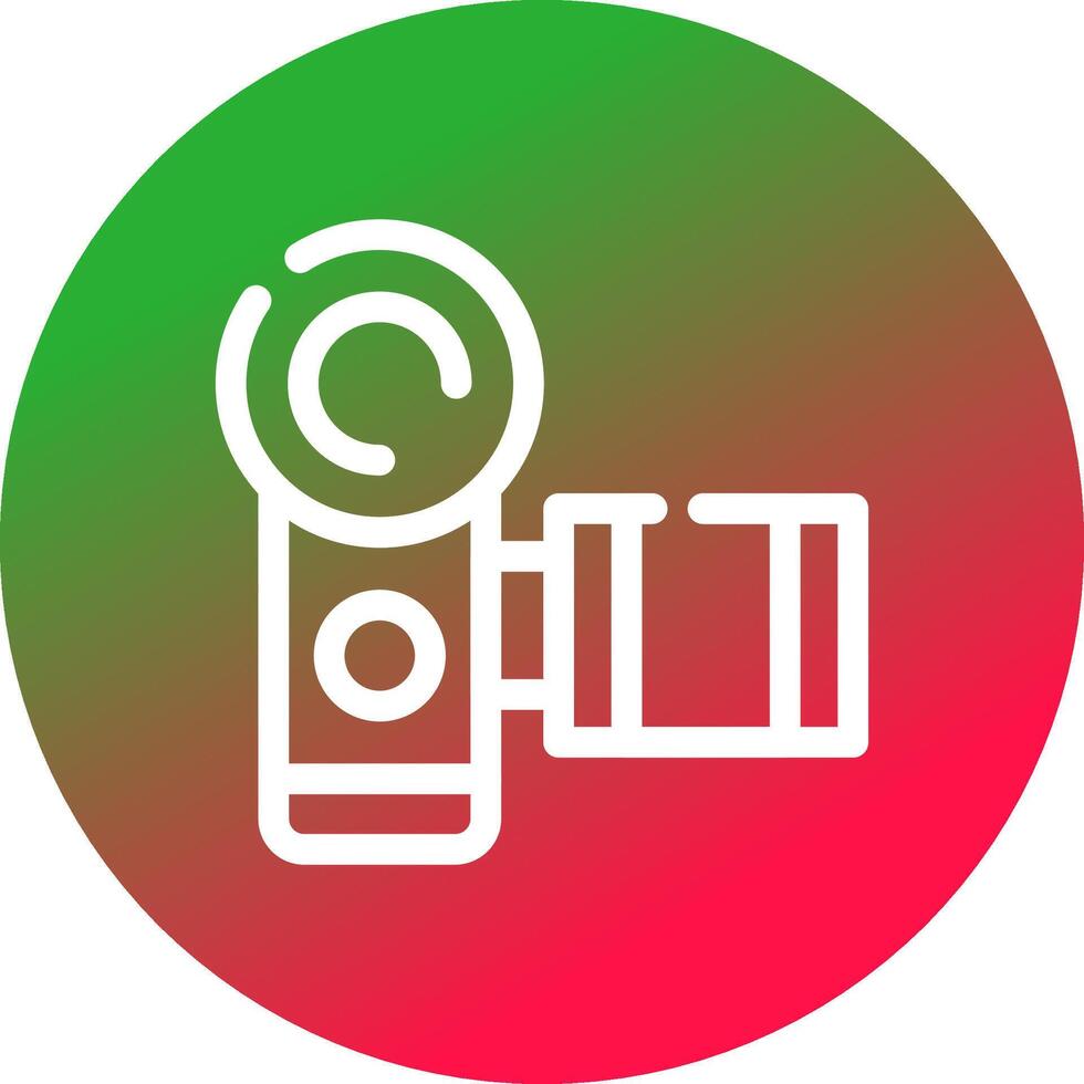 Video Camera Creative Icon Design vector