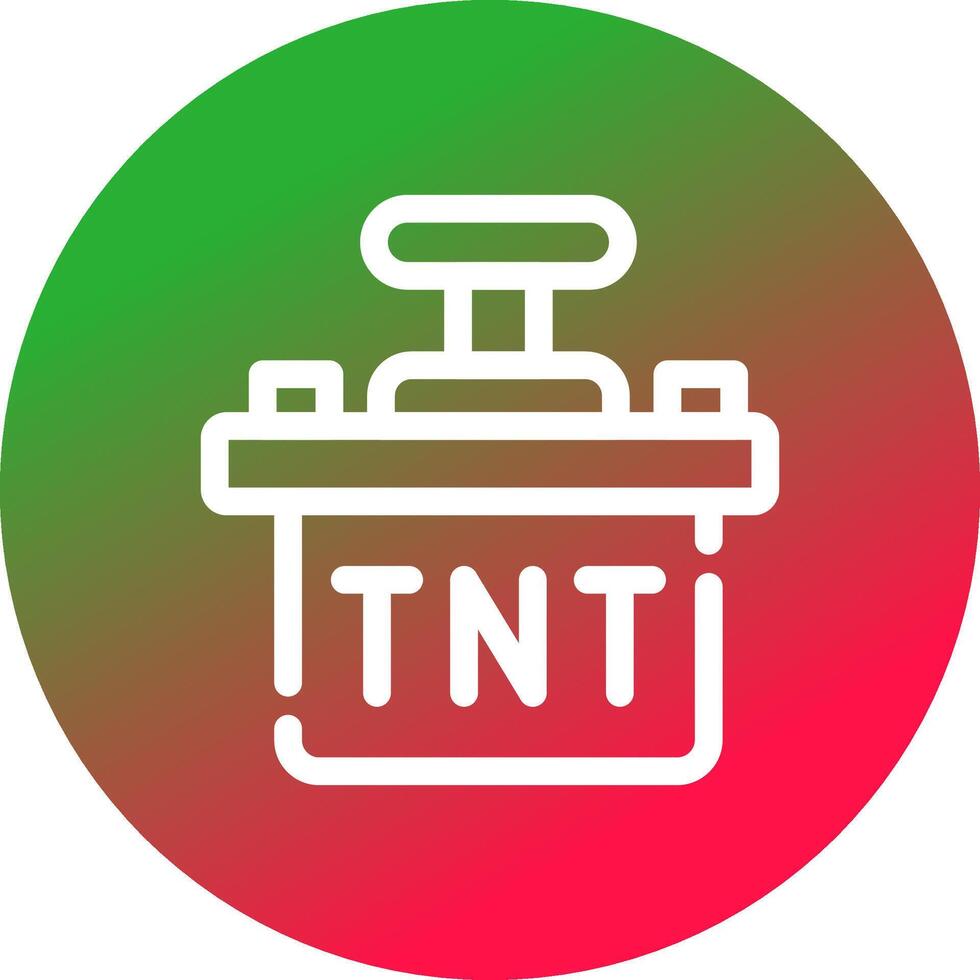 diseño de icono creativo tnt vector