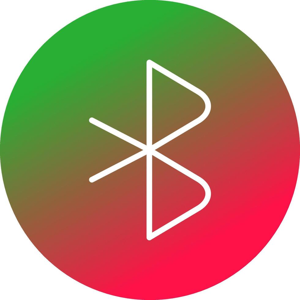 Bluetooth Creative Icon Design vector